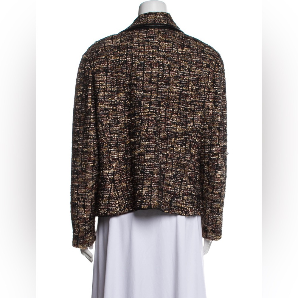 St. John Tweed Pattern Blazer - image 4